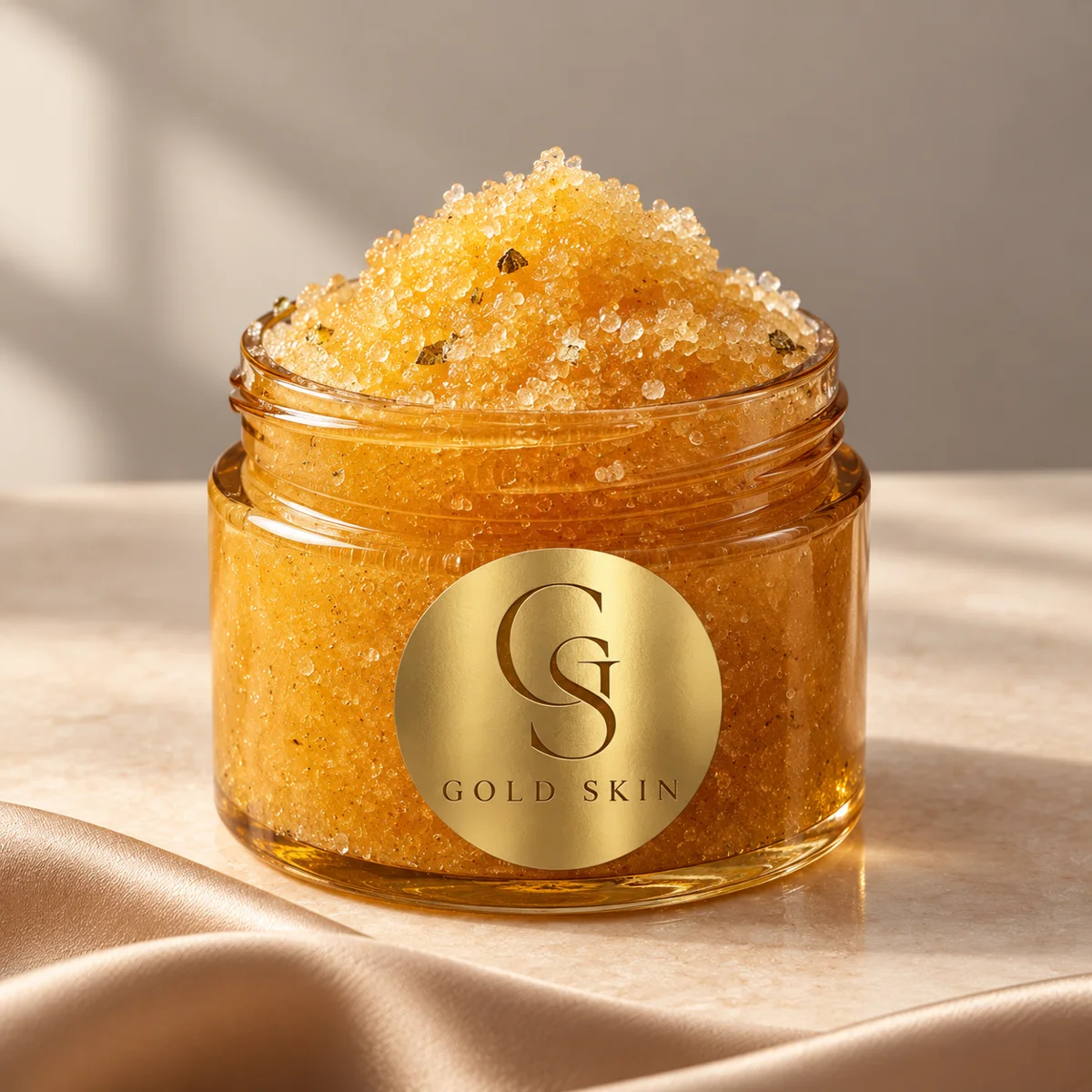 Gold Skin Gold Radiance Scrub jar