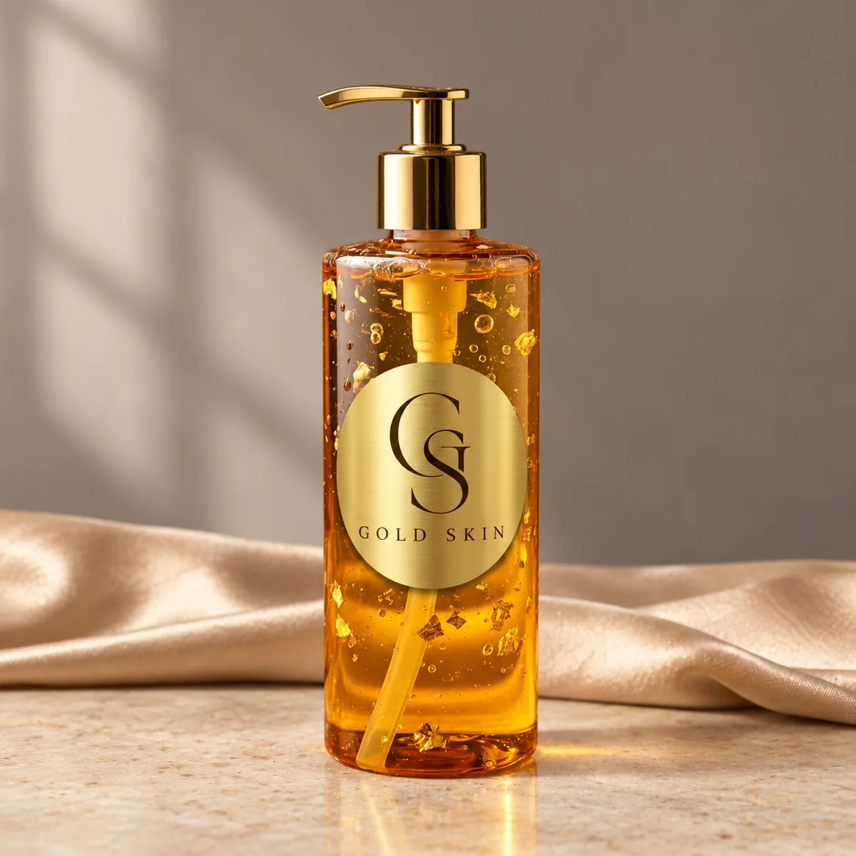 Gold Skin Gold Shower Gel bottle